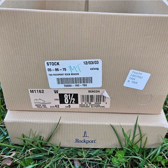 Rockport Beacon Buck Tan Leather Boots Size 8.5 - Picture 12 of 15